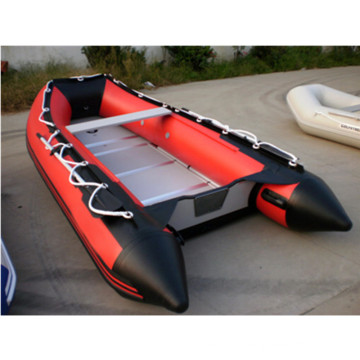 Ce Hot Sale 420cm 8 Persons Rubber Inflatable Motor Boat
